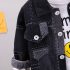 Дънков Комплект с Ефектни Шевове Vintage Denim Black – 3 части