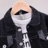 Дънков Комплект с Ефектни Шевове Vintage Denim Black – 3 части