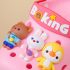 Джапанки Кроксове с 3Д Щампа Animal King Pink