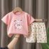 Памучен Комплект с Копчета Bunny Hearts - 2 части