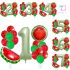 Комплект от 19 бр. Балонa (Фолио и Латекс) Watermellon Party