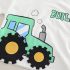 Комплект от Тениска с 3Д Елементи и Дънков, Къс Панталон Tractor Denim Build - 2 части