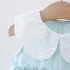Рокля с Яка Тип Питър Пан, Набор и Къдри Cloud Belle