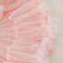 Premium Рокля с Богата Туту Пачка, Буфан Ръкав и Акцентиращ Набор Puff Whisper Pink