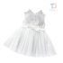 Официална Рокля с Туту Пачка, Инкрустирани Камъчета и Френска Дантела White Elegance