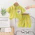 Комплект от Тениска с Класическа Яка и Къс Панталон Smart Collar Neon - 2 части