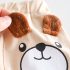 Комплект от Тениска с 3Д Елемент и Къс Панталон Bear Happy Day - 2 части