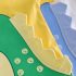 Комплект от Тениска и Деним Панталон с Шампи и 3Д Елементи Dino Play - 2 части