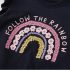 Комплект от Топ с Раменни Къдри и Панталон Follow The Rainbow - 2 части