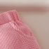 Комплект с Вафлен Ефект, 3Д Цветя и Бохо Ресни Gorgeous Mini Bloom Pink - 2 части