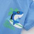 Двуцветен, Памучен Комплект с Малка Щампа Go Surf - 2 части