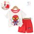 Комплект от Тениска със Супергерой и Къс Панталон Hero Shorts Red - 2 части