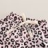 Комплект с Леопардов Принт и 3Д Апликация Leopard Cartoon Pink - 2 части