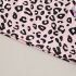 Комплект с Леопардов Принт и 3Д Апликация Leopard Cartoon Pink - 2 части