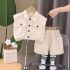 Комплект от Риза и Къс Панталон Little Vanilla Ranger - 2 части