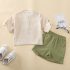 Premium Комплект от 100% Лен Natural Breeze Green - 2 части