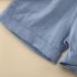 Premium Комплект от 100% Лен Natural Breeze Navy - 2 части