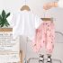 Комплект с 3Д Апликация и Декоративна Перла Pearl Ribbon Pink - 2 части