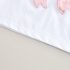 Комплект с 3Д Апликация и Декоративна Перла Pearl Ribbon Pink - 2 части
