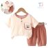 Комплект от Муселин с Добавени Елементи Pocket Bear Beige – 2 части