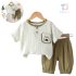 Комплект от Муселин с Добавени Елементи Pocket Bear Olive – 2 части