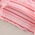Комплект от Раирана Тениска и Дънкови Панталонки с Бохо Пискюли Riviera Stripes Pink - 2 части