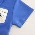 Комплект от Тениска с Класическа Яка и Къс Панталон Smart Collar Blue - 2 части