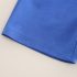 Комплект от Тениска с Класическа Яка и Къс Панталон Smart Collar Blue - 2 части