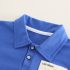 Комплект от Тениска с Класическа Яка и Къс Панталон Smart Collar Blue - 2 части