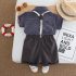 Официален Комплект с Карирана Риза, Панталон, Тиранти и Папионка Stylish Suspenders - 4 части