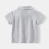 Спортно - Елегантен Комлект от Блузка с Класическа Яка и Къс Панталон Teddy Polo Grey - 2 части