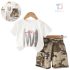 Комплект от Тениска и Карго Шорти с Джобове Urban Scout Camo - 2 части