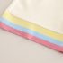 Комплект с Цветни Кантове, Класическа Яка и Бродерии Love Rainbow Vanilla - 2 части