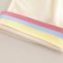 Комплект с Цветни Кантове, Класическа Яка и Бродерии Love Rainbow Vanilla - 2 части