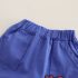 Комплект от Тениска със Супергерой и Къс Панталон Hero Shorts Blue - 2 части