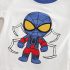 Комплект от Тениска със Супергерой и Къс Панталон Hero Shorts Blue - 2 части
