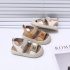 Сандали с Велкро Закопчаване и 3Д Декорация Sunny Cub Vanilla