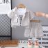 Комплект от Риза с Класическа Яка, Тениска и Къс Панталон Тип "Карго" Downtown - 3 части