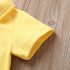 Спортно-Елегантно Боди с Класическа Яка Teddy Classic Yellow