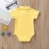 Спортно-Елегантно Боди с Класическа Яка Teddy Classic Yellow