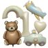 Комплект от 6 бр. Фолиеви Балони Bear Adventure