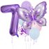 Комплект от 10 бр. Балонa (Фолио и Латекс) Butterfly Violet