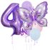 Комплект от 10 бр. Балонa (Фолио и Латекс) Butterfly Violet