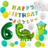 Комплект от 23 бр. Балонa (Фолио и Латекс) + Висулка Happy Birthday Dino