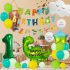 Комплект от 23 бр. Балонa (Фолио и Латекс) + Висулка Happy Birthday Dino