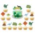 Мега Комплект от 46ч. Балони + Хартиени Аксесоари Happy Birthday Dinosaur