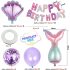 Комплект от 26 бр. Балони (Фолио и Латекс) Happy Birthday Siren
