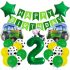 Комплект от 24 бр. Балони (Фолио и Латекс) + Висулка Happy Birthday Tractor