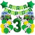 Комплект от 24 бр. Балони (Фолио и Латекс) + Висулка Happy Birthday Tractor