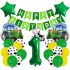 Комплект от 24 бр. Балони (Фолио и Латекс) + Висулка Happy Birthday Tractor